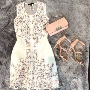 BCBGMAXAZRIA Dropped waist bandage dress